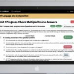 AP Classroom Unit 1 Progress Check MCQ Answers Ap Lang