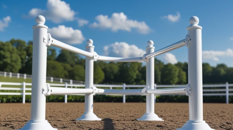 2’tall White Vinyl Dressage Ring Posts: The Complete Guide for a Professional Dressage Arena Setup