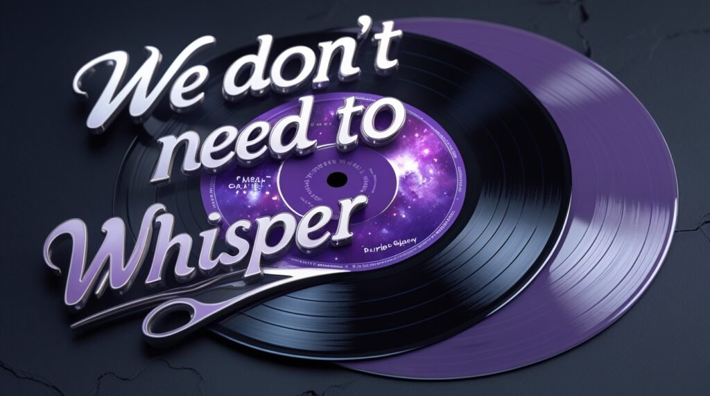 We Don't Need to Whisper Purple Galaxy 2lp Vinyl