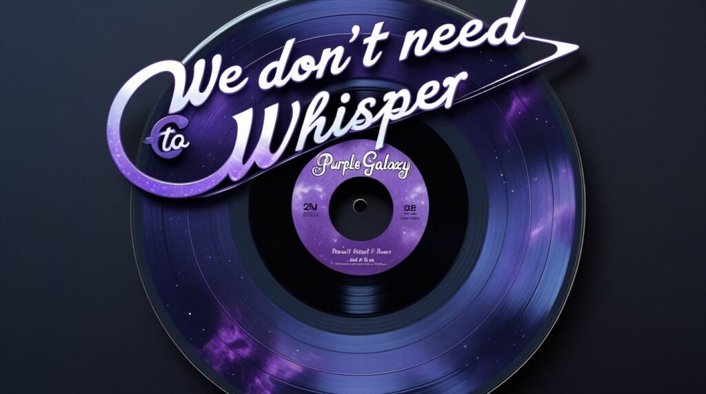 We Don't Need to Whisper Purple Galaxy 2lp Vinyl