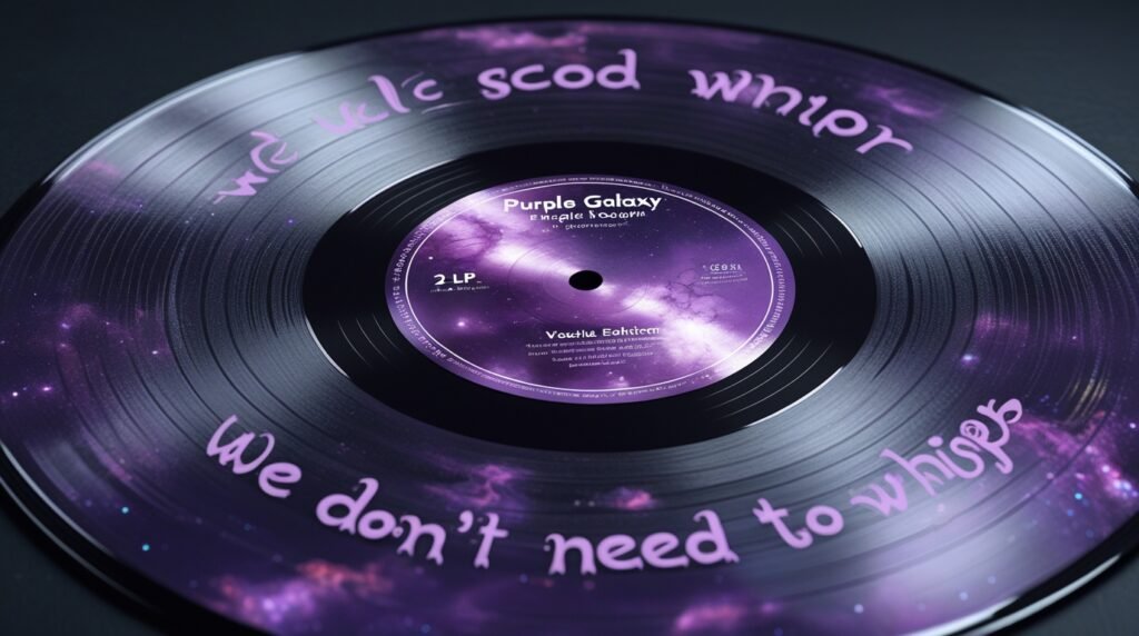 We Don't Need to Whisper Purple Galaxy 2lp Vinyl