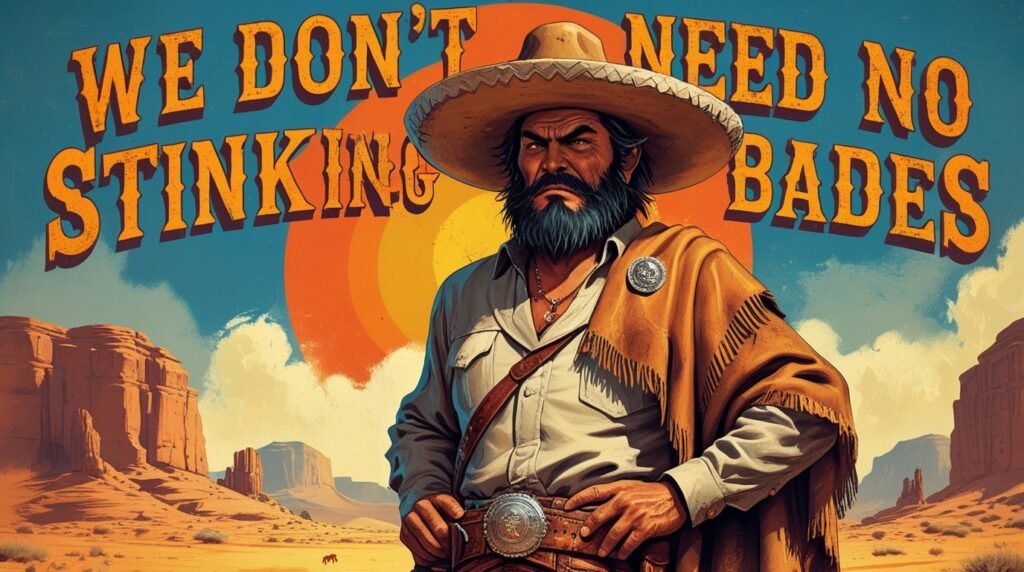 we don't need no stinking badges
