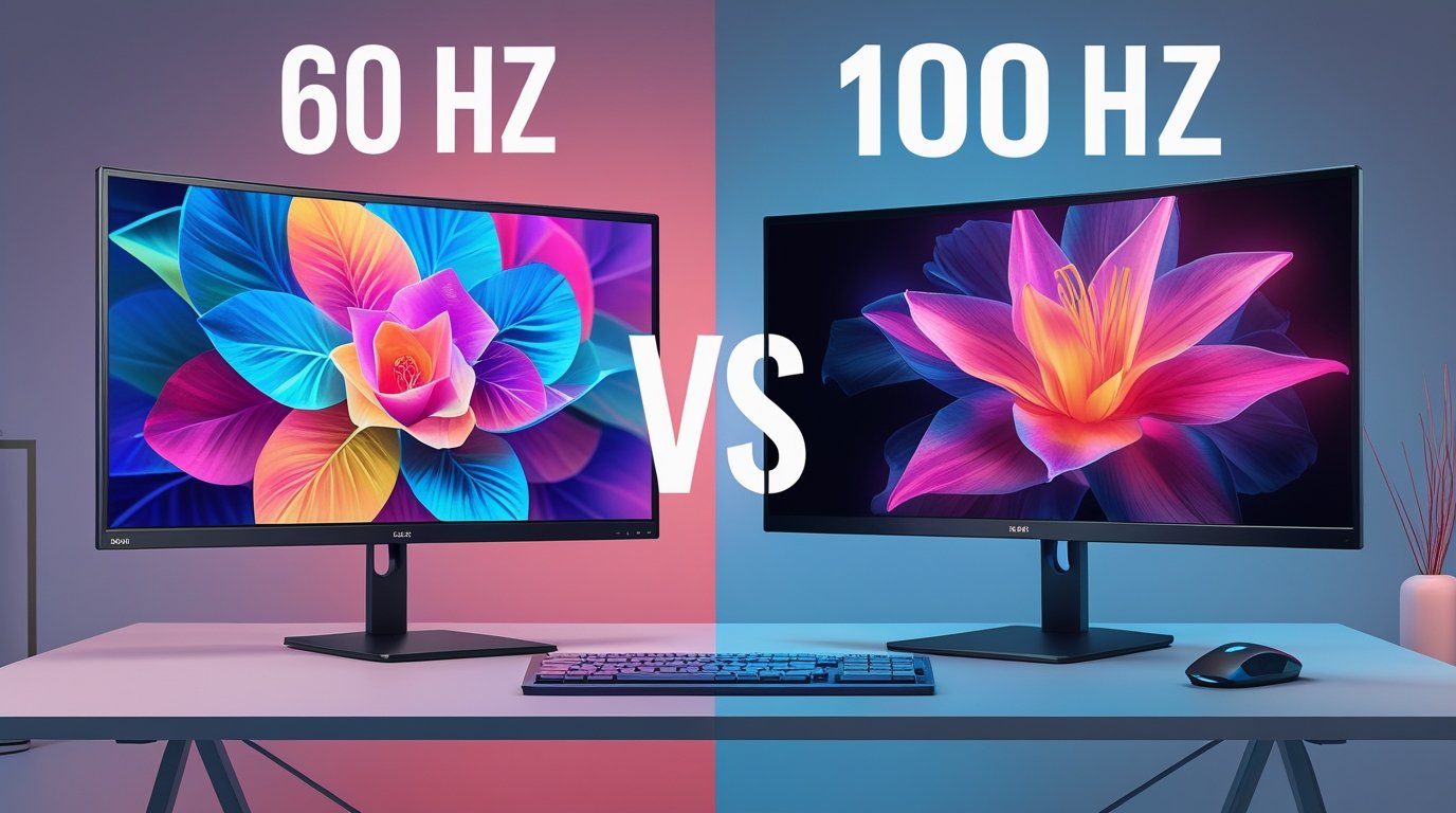 60 hz to 100 hz monitores entre $60 y $100