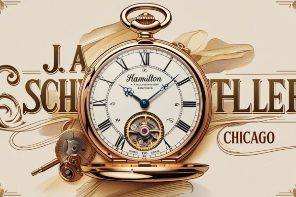 J.A. Schoenthaler Chicago Hamilton Pocket Watch