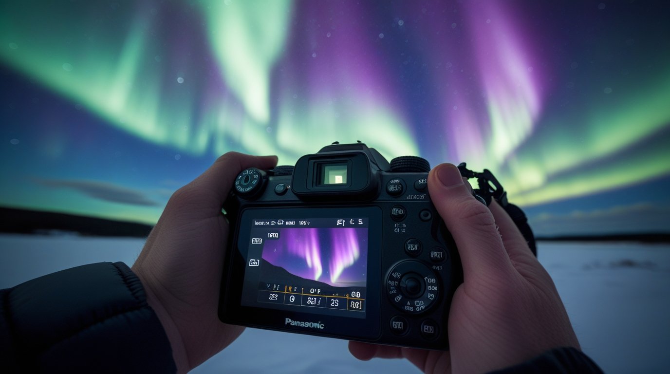 DMC FZ300 Setting for Shutter Speed for Northern Lights