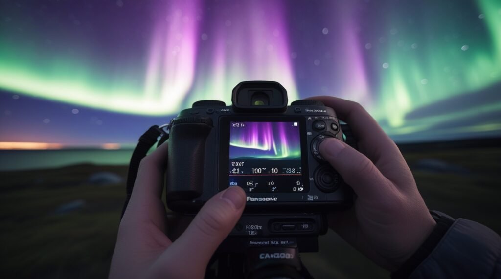 DMC FZ300 Setting for Shutter Speed for Northern Lights