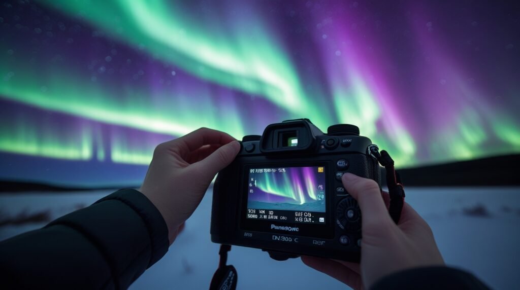 DMC FZ300 Setting for Shutter Speed for Northern Lights