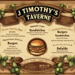 J Timothy's Taverne Menu