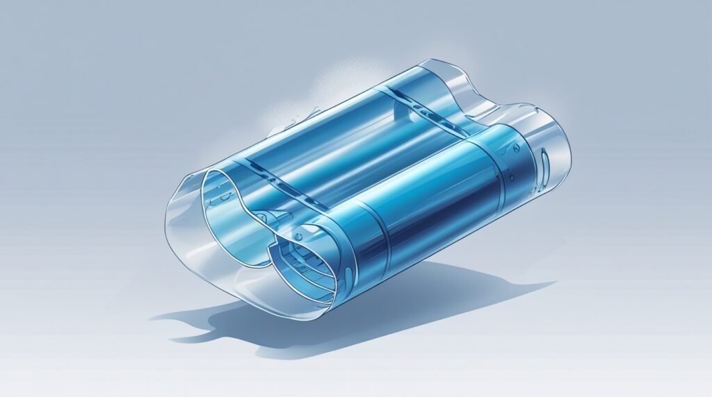 a simcell with a water permeable membrane
