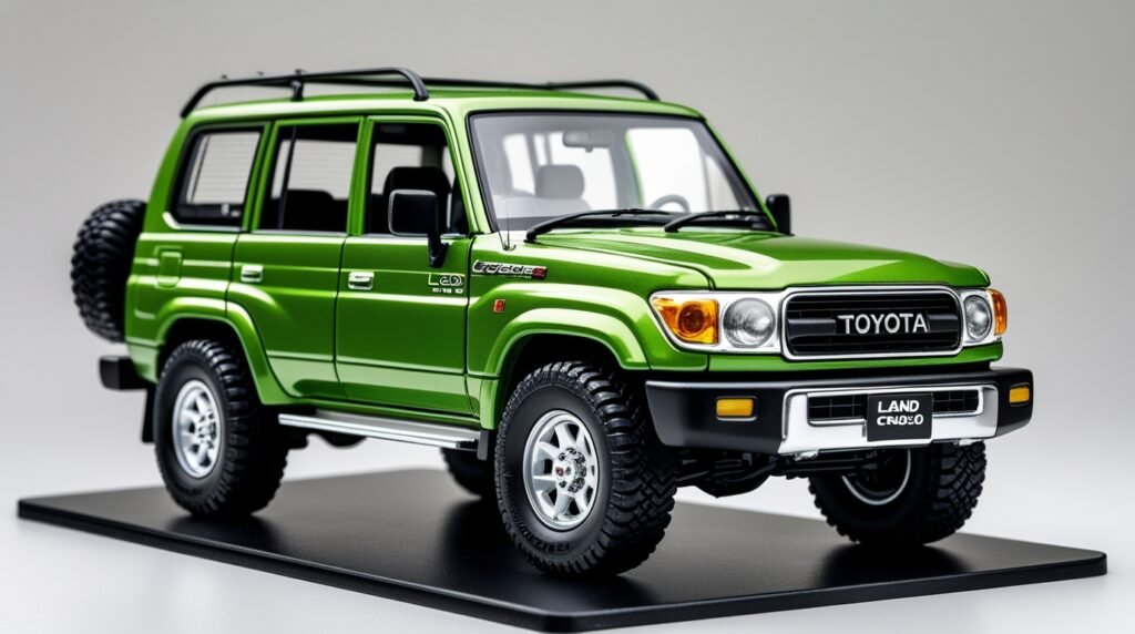 Paudi Model 1/18 Scale Green 2005 Toyota Land Cruiser LC100