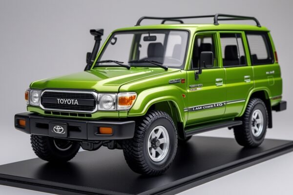 Paudi Model 1/18 Scale Green 2005 Toyota Land Cruiser LC100