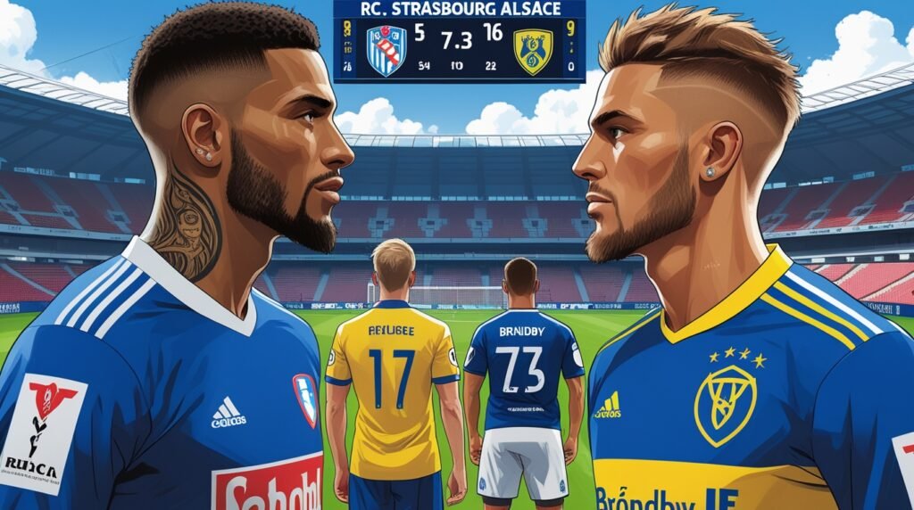 RC Strasbourg Alsace vs Brøndby Stats