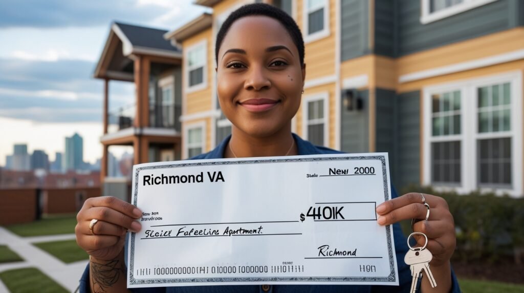 Bes Apt Option in Richmond VA 40K a Year